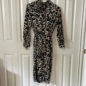 Mango maxi dress size 2/XS multicoloured